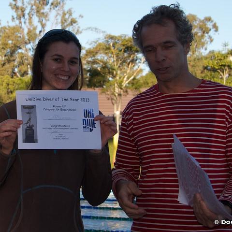IMG 3819 - Version 2  Unidive diver of the year 2013 : diver of the year, Unidive
